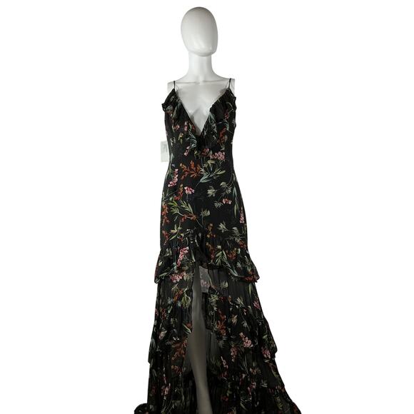 Katie May Black Rayon Always Overdressed Gown Size L - Picture 2 of 4